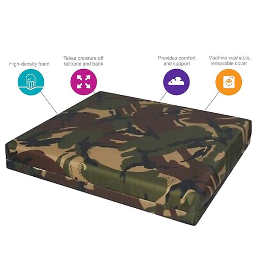 Wheelchair Seat Pad Pressure Relief Car Office Cushion Waterproof Zipped Cover - Picture 11 of 26
