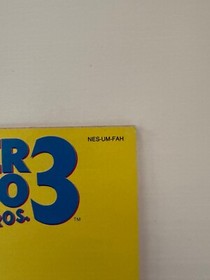 Super Mario Bros 3 Nintendo Nes Game Instruction Manual FAH PAL B Version