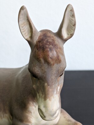 Lladro Figur 12282 ''Esel'' matt Finish - GRES Collection Krippen Figur - OVP!