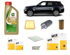 Kit Filtri Tagliando per Range Rover Sport 2.7 D 4x4 140 Kw + 7 Litri 5w30