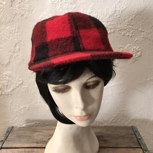 plaid wool hat