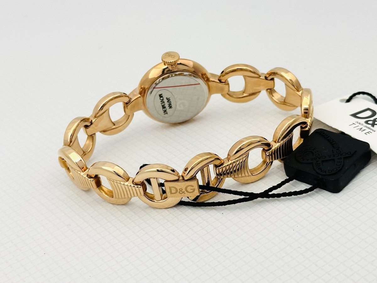 D&G Dolce & Gabbana DW0344 Ladies Rose Gold Links Bracelet D&G Dolce & Gabbana DW0344 Ladies Rose Gold Links Bracelet