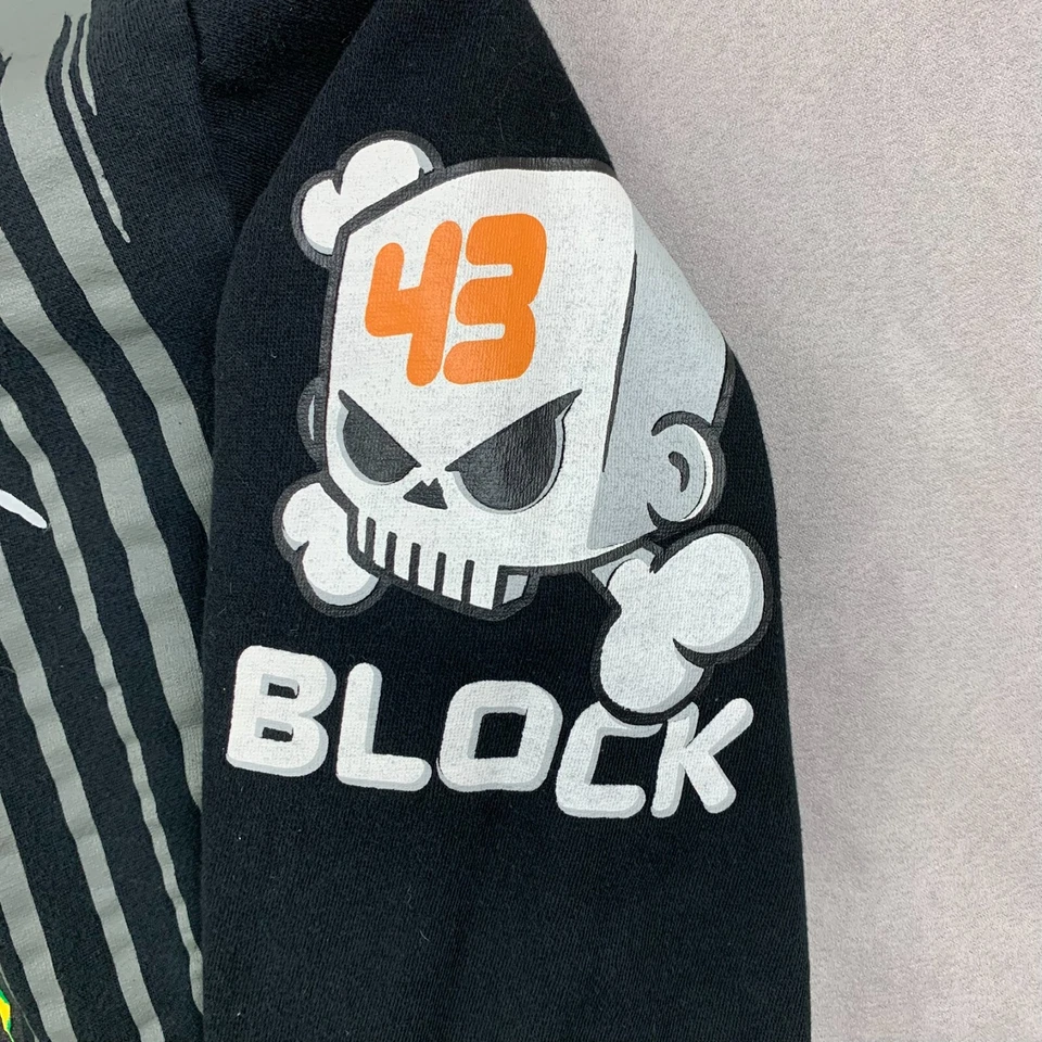 DC Shoes Ken Block Hombres Suéter XL Negro Cremallera Completa Sudadera con Capucha Monster Ford Rally Race Foto 2 de 4