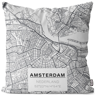 VOID Kissenbezug Holland Niederlande Stadtkarte Reise Urlaub Stadtplan