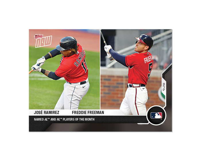 2020 Topps Now - Freddie Freeman Jose Ramirez #324 - 1 of 1