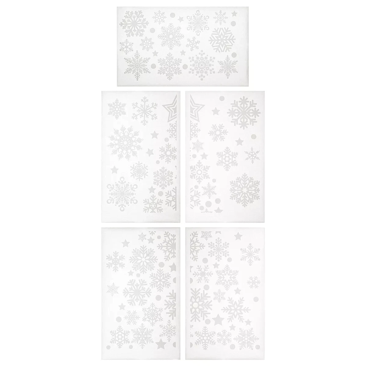 256 Decorazioni Natalizie Autoadesive Per Finestre: PVC Statico Fronte-retro Con Babbo Natale, Renne, Alberi E Fiocchi Di Neve