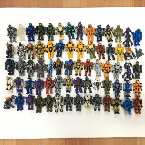 Lot de 10 pièces jouets de construction minifigurine aléatoire Halo Mega Block - Pas de répétition - Photo 1/12