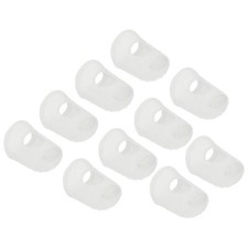 10 Pack Finger Tips Anti Slip Fingertip 29mm Silicone Finger Guard Transparent