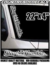 Stay Humble 22 Crown Vinyl Decal Sticker Diesel Truck Jdm Car Euro Boost Turbo Stay Humble 22 Crown Vinyl Decal Sticker Diesel Truck Jdm Car Euro Boost Turbo