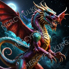 Dragon - Digital AI Art Image (4k HD) High Resolution Print Download