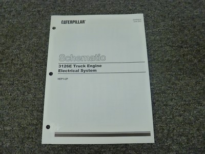 Caterpillar Cat 3126E Truck Engine Electrical System ... cat 3126b engine diagram 