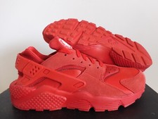 WMNS NIKE AIR HUARACHE ID RED-RED-WHITE SZ 10 RARE 2016  777331-997 