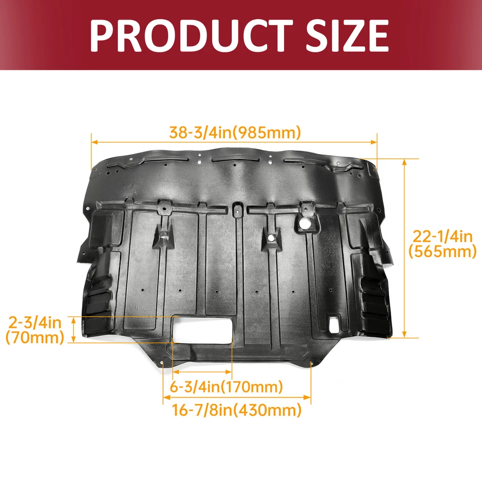 ¡NUEVO! Protector contra salpicaduras de motor inferior delantero para Infiniti G35 03-2007 bajo cubierta Foto 2 de 4