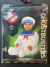 Ghostbusters STAY PUFT Halloween Costume Infant 3-6 Months Party City NEW