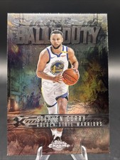 Stephen Steph Curry 2025 Topps Chrome BALL OF DUTY BD-9 Golden State Warriors