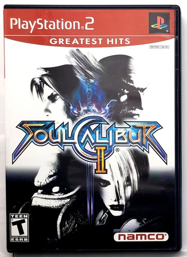 Soul Calibur II Greatest Hits - Sony Playstation 2 Tested Authentic