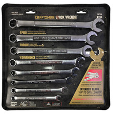 Vintage Craftsman 8-piece Sae Quick Wrench Set Made In Usa -v- Series 942358