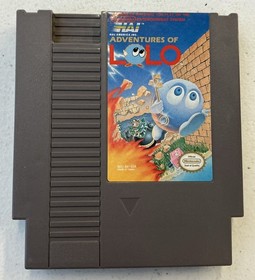 Adventures of Lolo Nintendo NES No Manual Tested -- S2G --