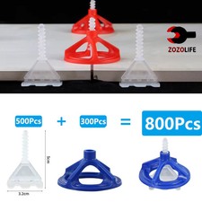 50/500/800Pcs Spiral Ceramic Tile Leveling System Clips Spacers Straps Wadge Til