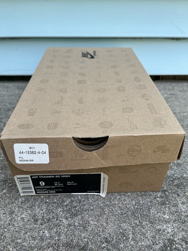 Nike Air Trainer SC High Raiders #34 Bo Jackson Size 9 Black Shoes 2009 Rare - Picture 20 of 21