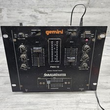 Gemini PMX-12 Scratchmaster DJ Mixer   Stereo Preamp PARTS REPAIR READ