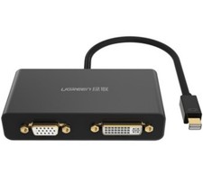 3 in1 Mini Displayport DP to HDMI DVI VGA Adapter Cable MacBook Pro Thunderbolt