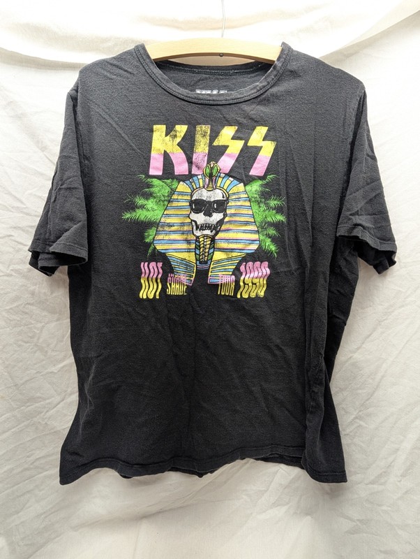 Kiss Hot In The Shade Tour 1990 Band Graphic T Shirt Size S/M