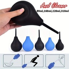 Unisex ABS Enema Bulb Cleansing Ball Vaginal Anal Hygiene Cleaner Reusable Tool