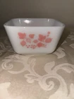 Vintage Pyrex Pink Gooseberry  Refrigerator Dish #50 1.5 Qt -NO LID