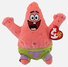 TY Beanie Baby - PATRICK STAR (Best Day Ever) (Spongebob Squarepants) (6.5 inch)
