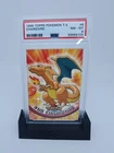 🔥PSA 8 1999 TOPPS POKEMON TV CHARIZARD #6 Black Logo Series