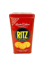 Nabisco 1986 Ritz Cracker Limited Edition Metal Tin Collectible EUC Vintage