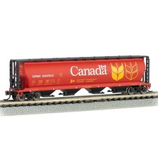 Bachmann 19181 N Scale Canada Grain 4-Bay Cylindrical Grain Hopper 606902