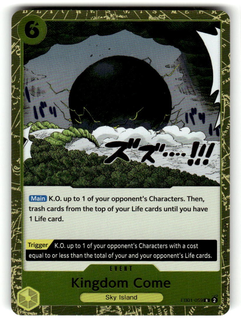 Kingdom Come EB01-059 Rare Extra Booster: Memorial Collection One Piece Foil NM