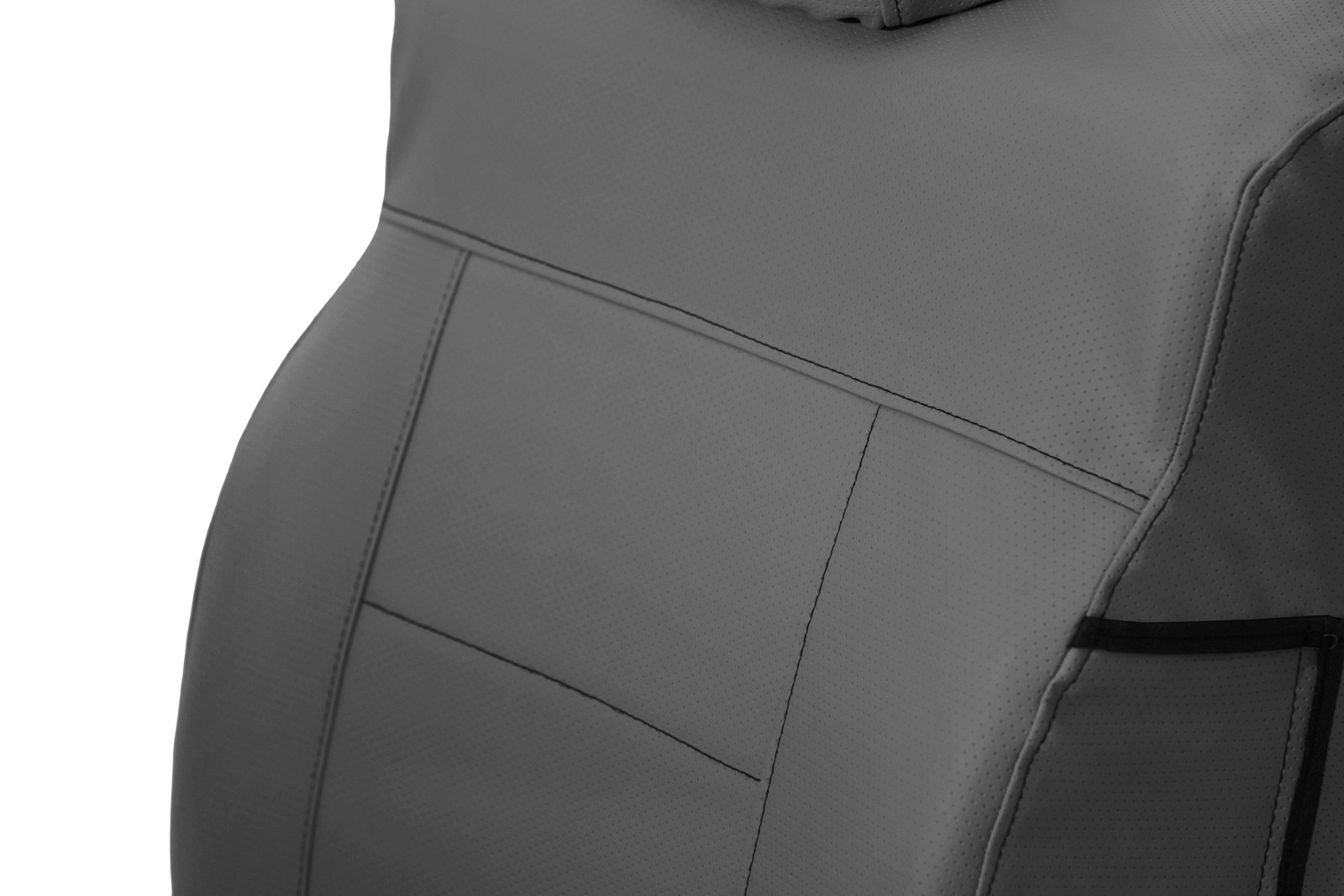 For Chevy Tahoe 02 Saddleman Leatherette 1st Row Charcoal Custom Seat Covers