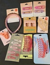 Pink Lot 9 - Women's Hair Accessories Clips Claws Headbands SOPHI SCUNCI NEW