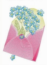 MACHINE EMBROIDERY DESIGNS USB - FORGET-ME-NOTS 2 COLLECTION 4X4 5X7 FLORAL LOVE