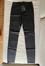 Vero Moda Coated Leggings Jeggings Black Medium NWT