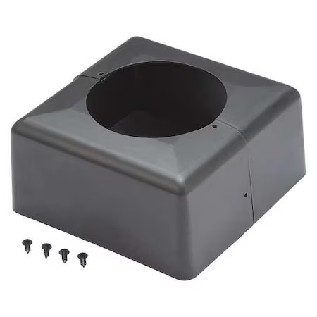 Bosch El-50650-Base Bollard Base Cover, Black, 12.50"H, 14.00"W