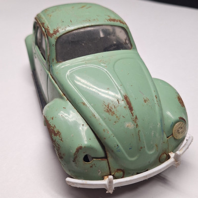 Tonka Volkswagen Beetle VW Bug Pressed Steel 1960 s Vintage