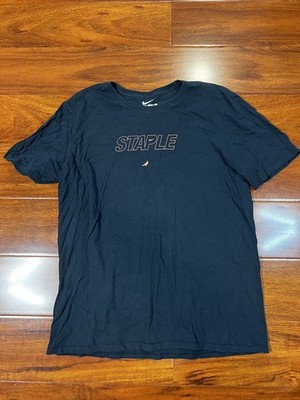Nike SB x Staple Pigeon T-Shirt Black Orange Men s Size L Limited Streetwear Tee