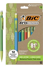 Bic Ecolutions Mechanical Pencils 12pk Brand New