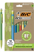 Bic Ecolutions Mechanical Pencils 12pk Brand New