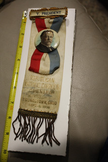 Republican National Campaign Opening 1908 William Taft ribbon badge political