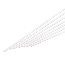 ABS Plastic Rod Round Solid Bar 4 mm x 250 mm for DIY Model Material 20 Pcs