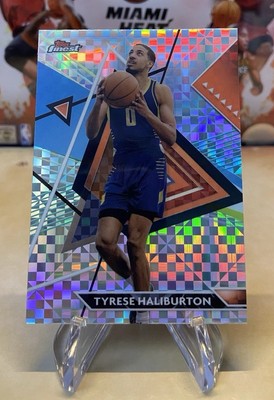2023-24 Topps Finest Uncommon #126 Tyrese Haliburton Checkerboard Indiana Pacer