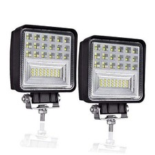 LED Work Lights for Truck Tractor, 4 inch 16W Square LED Pod Lights,1V4V 2