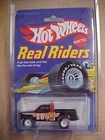 Hot Wheels Real Riders 1982 White Hub Path Beater Carded Uncracked Bubble