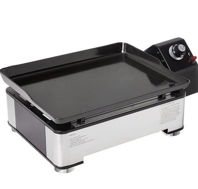 Amazon Basics Portable Tabletop Gas Griddle 1 Burner 18x17.5 in Area