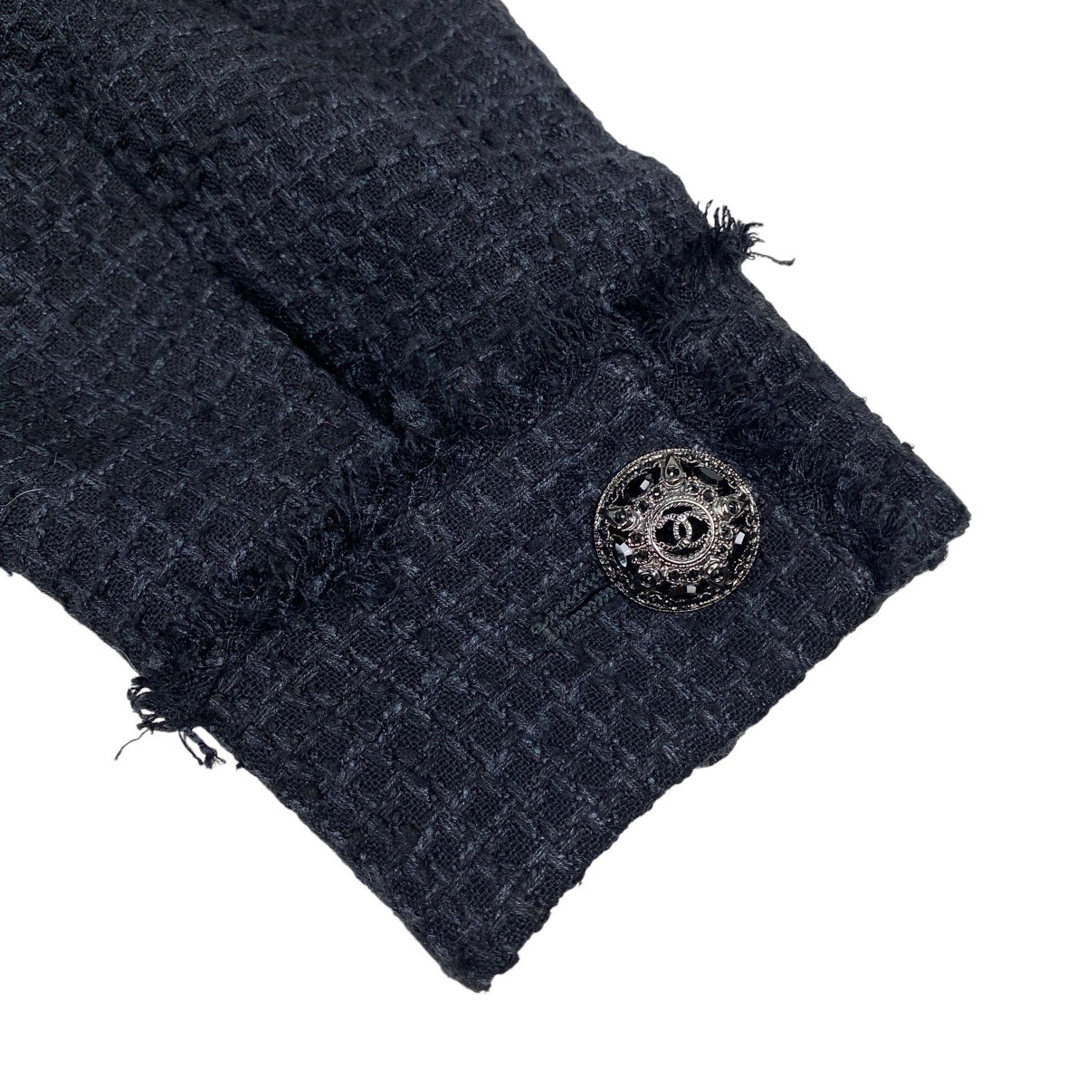 CHANEL Tweed setup (Interlocking) CC logo fringe … - image 6